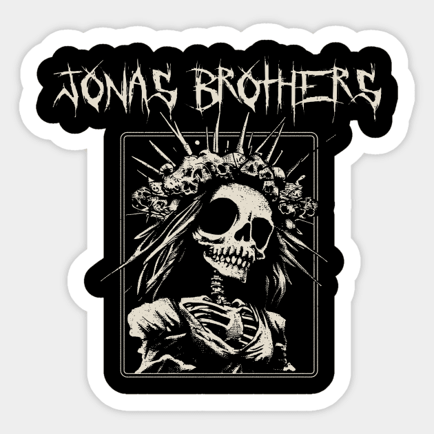 jonas bride on Sticker by hex pixel